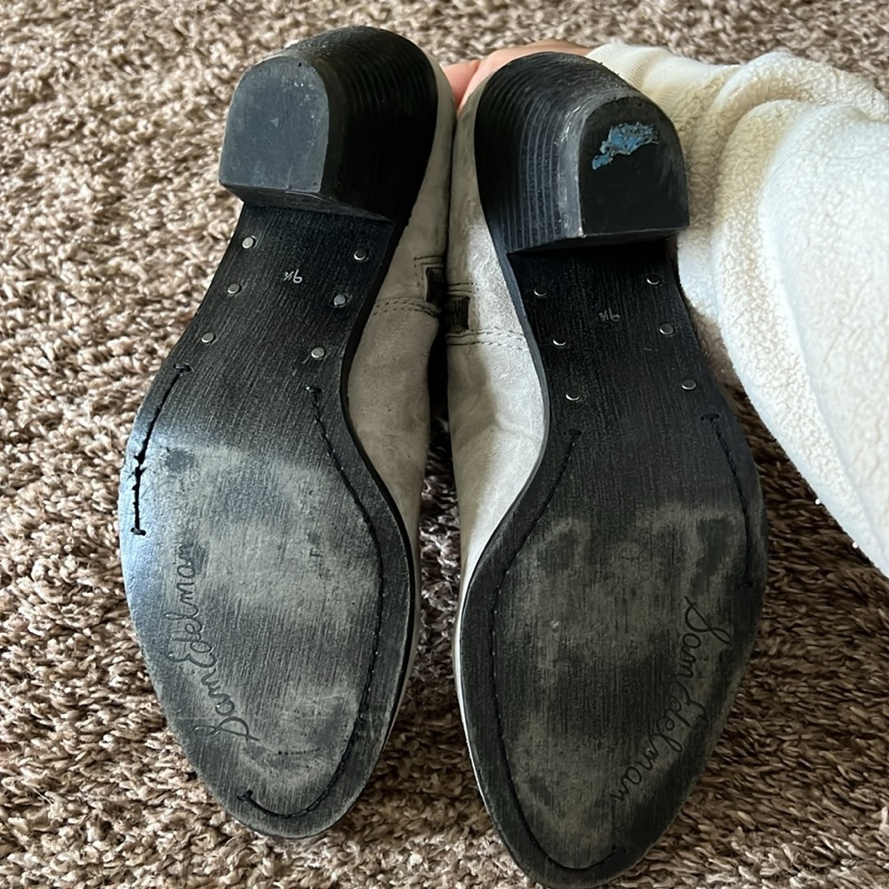 Sam Edelman gray suede booties size 9 1/2 - Picture 4 of 4